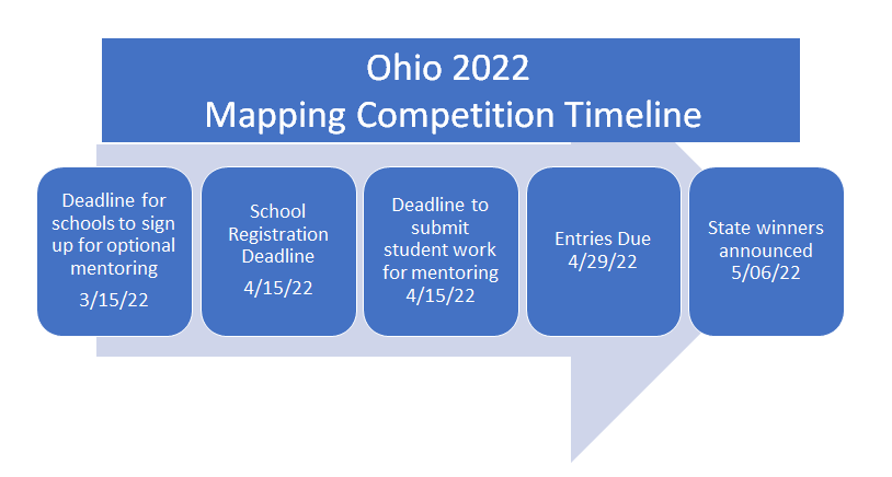 Ohio schools mapping competition timeline